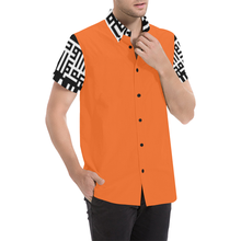 Load image into Gallery viewer, MXV-1 Zenith London Men&#39;s Short Sleeve Button-Up Shirt
