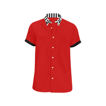 Load image into Gallery viewer, MXV-1 Zenith London Men&#39;s Short Sleeve Button-Up Shirt
