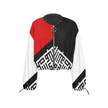 Load image into Gallery viewer, MXV-1 Zenith London Bella Blanco Crop Bomber
