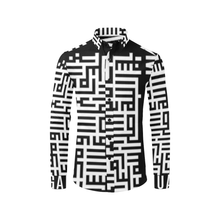 Load image into Gallery viewer, MXV-1 Zenith London Men&#39;s Long Sleeve Button-Up Shirt
