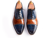 Load image into Gallery viewer, Arturo Musa Noir Gambino Men&#39;s Szu Shoes
