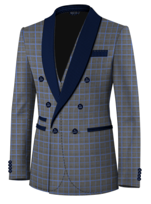 Arturo Musa Noir Gambino Men's Suit